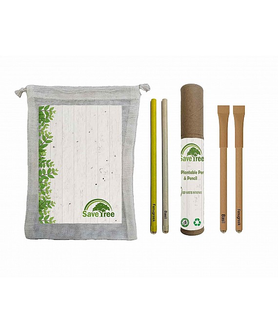  Plantable  Kit with Cotton Bag (2+2)