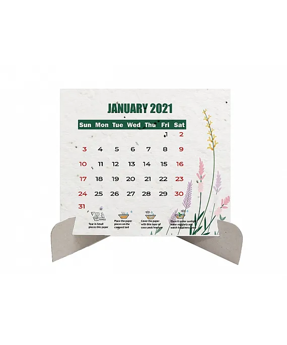 Plantable Calendar 
