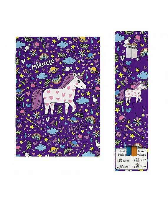 Plantable Notebook with Plantable Pencil For Kids (ES-2KP2)