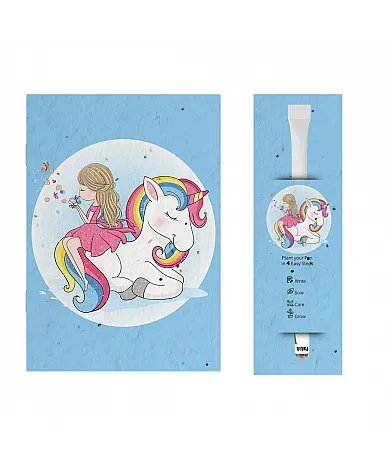 Plantable Notebook with Plantable Pen For Kids (ES-2K3)