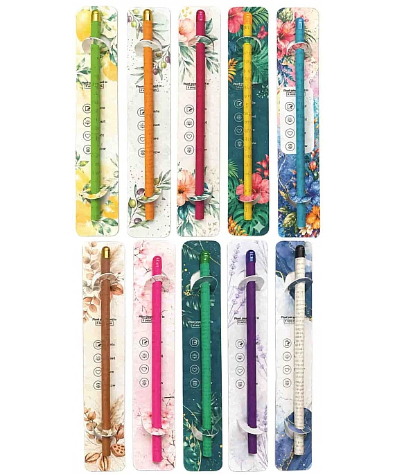 Ecosave Plantable Seed Pencil - Eco -Friendly Return Gift, for Kids Birthday,Gifts For Girls and Boys,(1 Pencil With Plantable Packing, 20 Pcs)